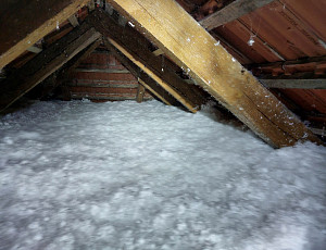 Zateplení stropu stávajícího rodinného domu